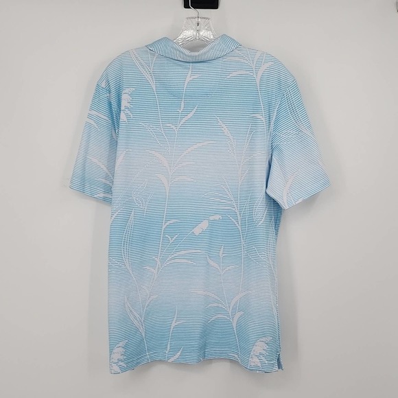Nat Nast Luxury Collection Large Blue and White Polo Shirt - Picture 4 of 4